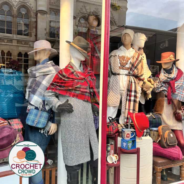Scottish Store Front with Tartan Mannequins