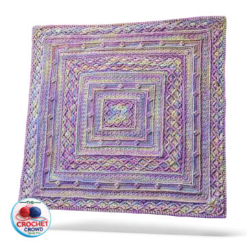 Crochet Textured Stitch Sampler Blanket