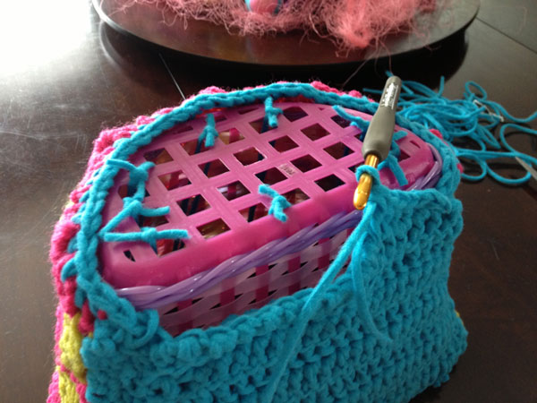 Custom Crochet the Bottom to Fill it in. 