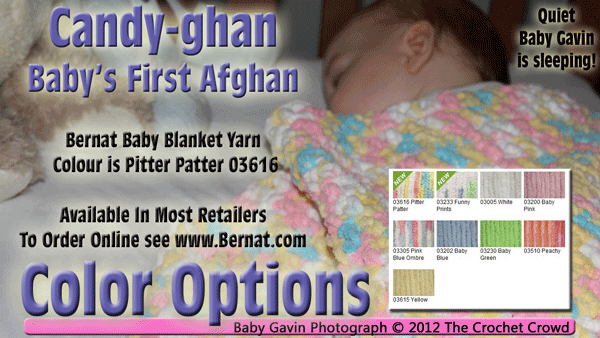 Bernat Baby Blanket Granny Afghan Crochet Pattern