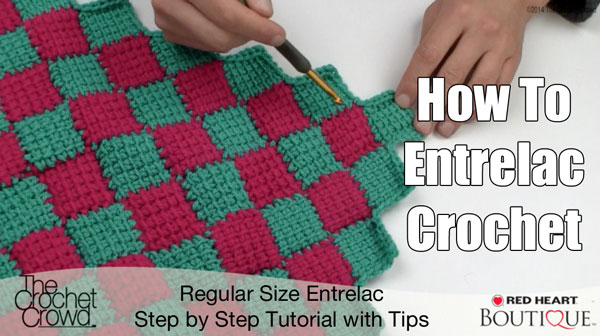 Entrelac Crochet Afghan Pattern