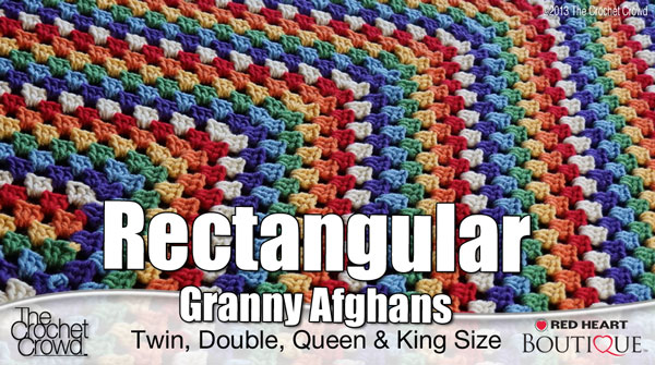 Rectangle Granny Afghans All Sizes Pattern Tutorial