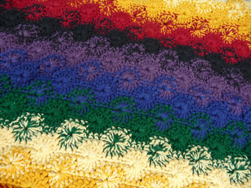 Vibrant Catherine Wheel Stitch PatternVibrant Catherine Wheel Stitch Pattern