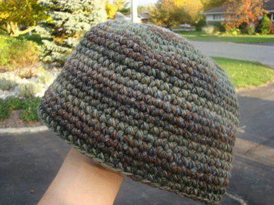 Men's Crochet Beanie Hat Pattern